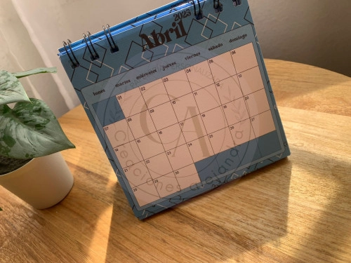 Calendario Azul 12x12