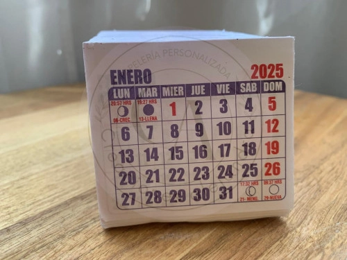  mini taco de calendario 2025 100u