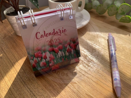 Calendario de tulipanes 2025