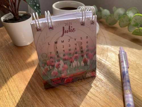 Calendario de tulipanes 2025