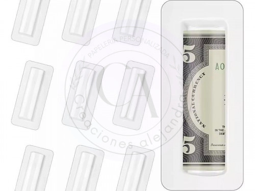Acetato de money holders 6 piezas
