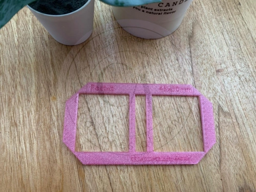 Marco de encuadernación 45x50 3D 
