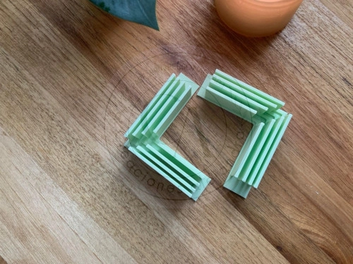 Escuadra 3D para cartonaje 2 unidades