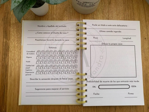 Agenda diario de la caca 