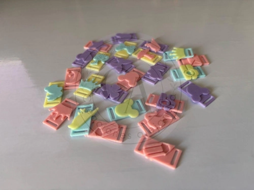 Dijes  para elástico 3D 24 unidades pack B
