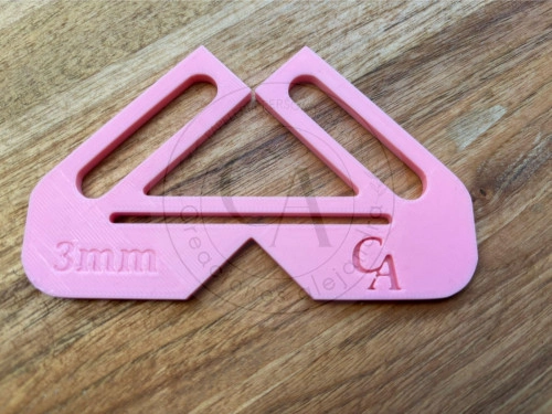 Regla de encuadernación esquinas perfectas 3 mm