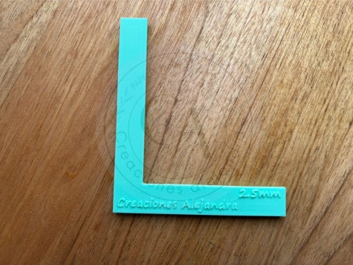 Regla de margen 2.5mm