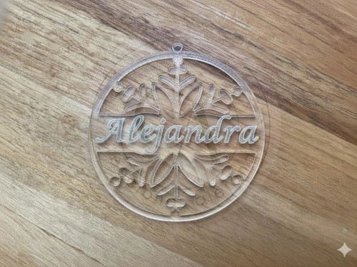 Esfera plana para personalizar 10 unidades 6,5cm 