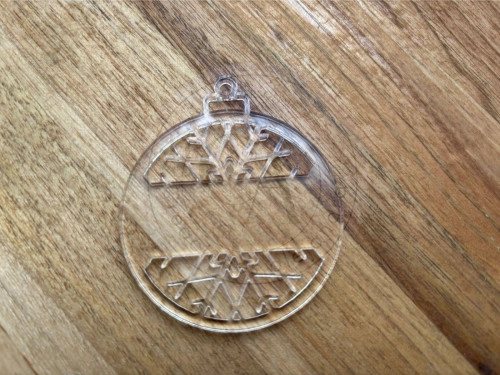 Esfera plana para personalizar 10 unidades 6cm 