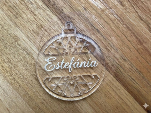 Esfera plana para personalizar 10 unidades 6cm 