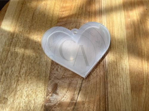 Esfera corazòn snow globe 10 unidades 8,5x 7cm 