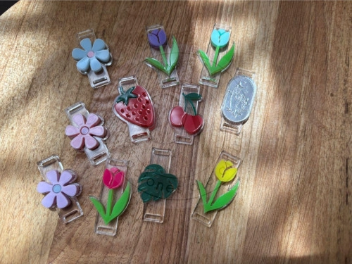 Pasadores de elástico mix  11 unidades