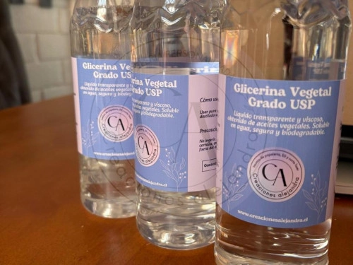 Glicerina vegetal 500ml