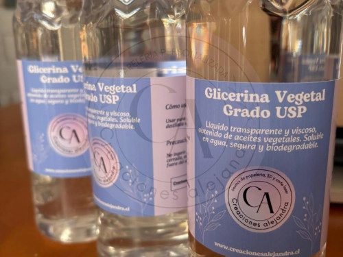 Glicerina vegetal 500ml