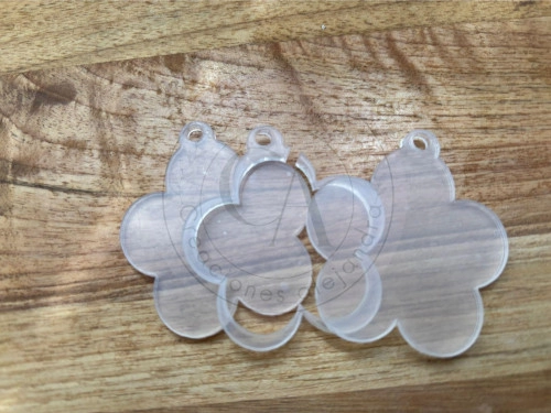 Llavero flor shake 5x5,5 10 unidades 