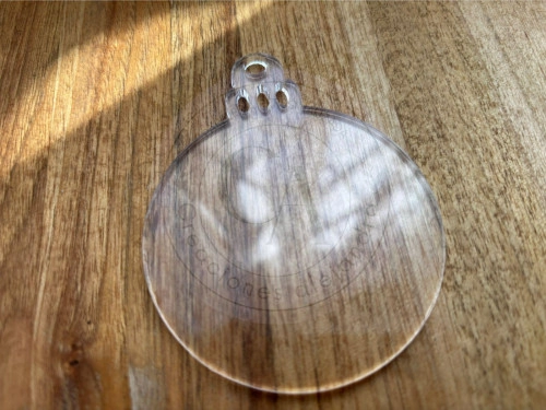 Esferas planas navidad 100 unidades 