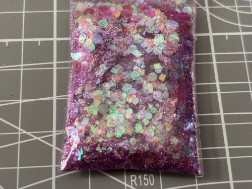 Glitter 5grs mix rosado efecto sirena 
