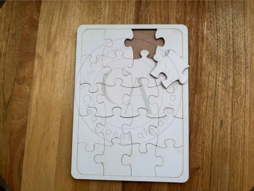 Puzzle rectangular 14,2x19,4cm 10 unidades