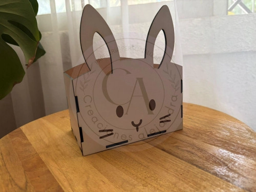 Caja conejo  orejas grandes 12 unidades
