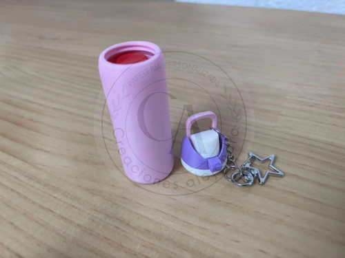 Botella porta labial 