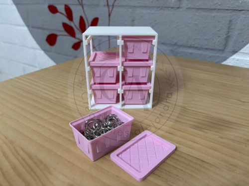 Contenedor 6 cajones mini 