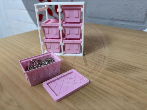Contenedor 6 cajones mini 