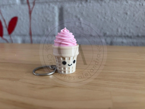 Clicker helado con ojitos