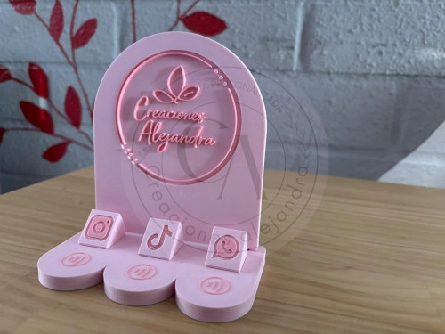 Letrero personalizado con logo de tu emprendimiento 