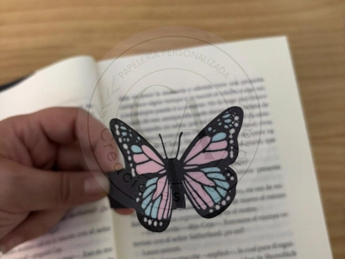 Marcapagina 3d mariposa largo 