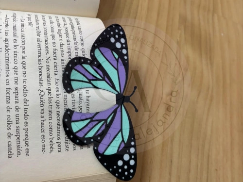 Marcapagina 3d mariposa corta