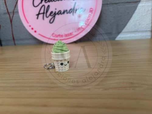 Clicker helado con ojitos