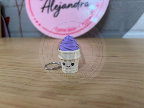 Clicker helado con ojitos