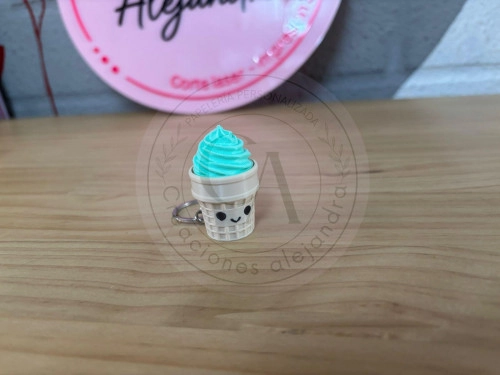 Clicker helado con ojitos
