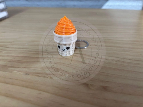 Clicker helado con ojitos