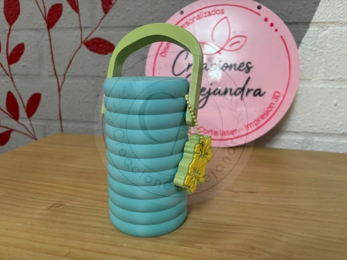 Enfriador de lata con circulos 
