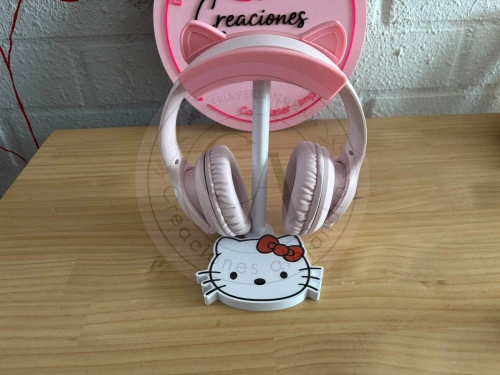 Soporte audifonos Hello kitty