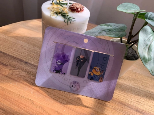 Set de 3 marcapáginas imantados diseño de Minios