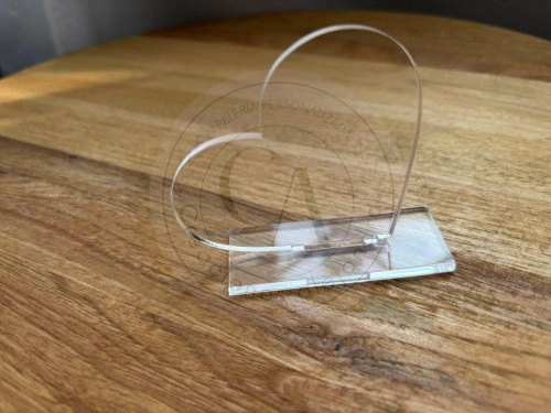 Souvenir de corazon 6,5x6,5 cm 12 unidades 