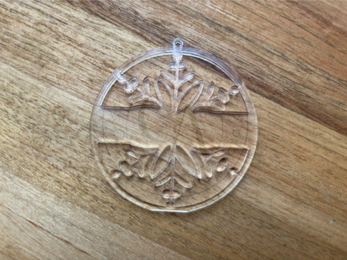 Esfera plana para personalizar 10 unidades 6,5cm 