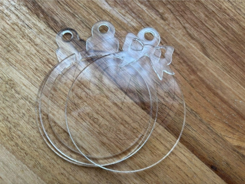 Esferas snow globe 100 unidades 