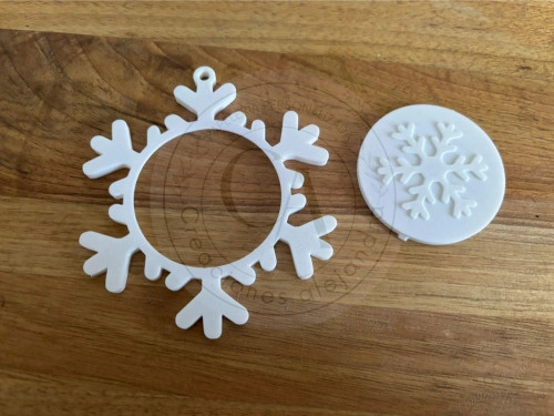 Porta foto copo de nieve 5x5