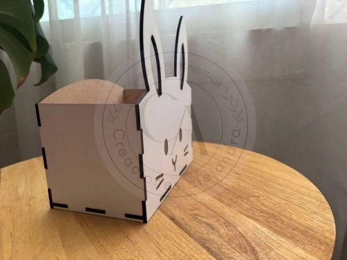 Caja conejo  orejas grandes 12 unidades