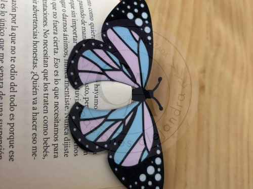 Marcapagina 3d mariposa corta