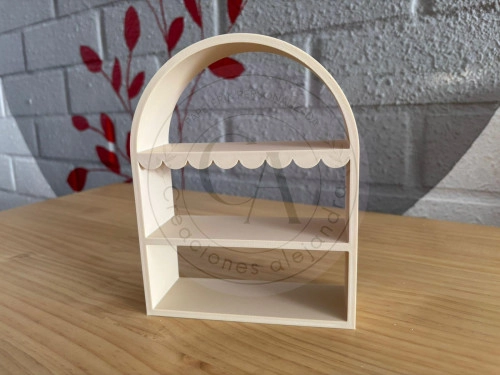 Estante con ondas 18x14cm 